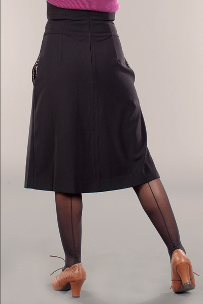 Emmy jupe fancy noire