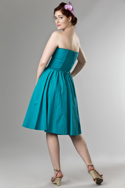 Emmy robe honolulu turquoise - dos