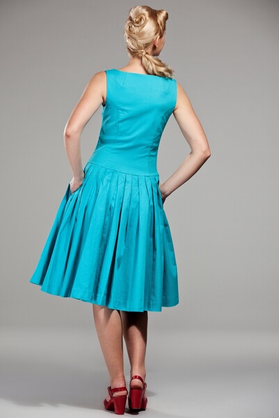 roberetro.fr - dos robe Doll turquoise Emmy