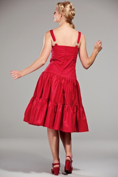 dos robe Darling rouge pois Emmy